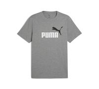 Puma ESS 2 Color No. 1 Logo tee, Camisetas Unisex Adulto, Medium Gray Heather,