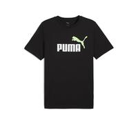 Puma ESS 2 Color No. 1 Logo tee, Camisetas Unisex Adulto, Puma Black-Spring Fern,