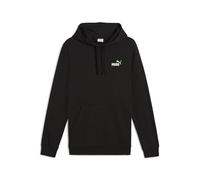 Puma - Sudadera Essentials 2 Color Small No. 1 Logo, Hombre, Black-Spring Fern, M