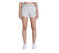 PUMA ESS 4` Sweat Shorts TR Pantalones Cortos, Mujer, Light Gray Heather, XL