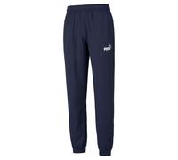 PUMA Ess Big Logo FZ Hood Felpa Uomo, Puma Mens Woven Pants Small Navy Small Nav