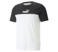 PUMA ESS Block X Tape tee Camiseta, Hombre, Negro Black, XXL