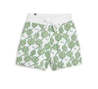 PUMA - ESS+ Blossom 5" AOP Shorts TR, Pantalones Cortos de Punto Adultos Unisex, Archive Green, 679352