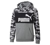 PUMA Ess+ Camo Hoodie Fl B, Sudadera Unisex Bebé, Negro (Black), 6 Años