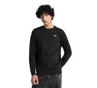 PUMA ESS Crew FL, Felpe dell'equipaggio Hombre, PUMA Black,