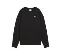 PUMA ESS Elevated Comfort Crew TR, Sudadera con Capucha Niñas, PUMA Black, S