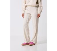 Puma ESS ELEVATED High-Waist Straight Leg Rib Pant S Blanco