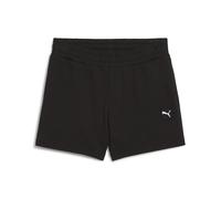 Puma ESS Elevated Mid-Rise Shorts 5", Pantalones Cortos de Punto Mujer, Puma Black, S