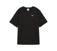 PUMA ESS Elevated Relaxed Structured tee, Camisetas Unisex Adulto, PUMA Black,