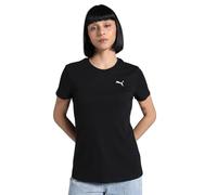 PUMA ESS Elevated Rib tee, Camisetas Unisex Adulto, PUMA Black, L