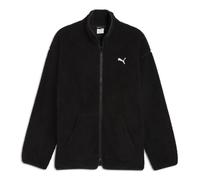 PUMA ESS ELEVATED Sherpa Full-Zip Sweat Jackets Unisex Adulto, Puma, negro, M