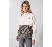 Puma Ess Graphic Animal Relaxed Half-Zip Crew XL Blanco