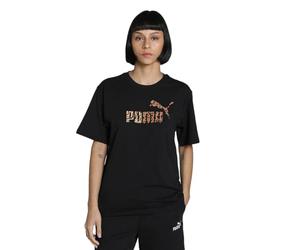PUMA ESS Graphic Animal Relaxed tee, Camisetas Unisex Adulto, PUMA Black,