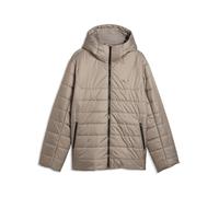 PUMA Chaqueta acolchada con capucha Essentials para hombre, Ropa, Beige, XL