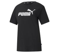 Puma ESS Logo Boyfriend tee Camiseta, Mujer, Puma Black, XS