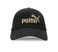 PUMA ESS Logo Cap Adult Unisex NO.1 BB Black-Gold One Size