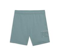 PUMA ESS Logo Lab Execution Shorts TR B Pantalones Cortos de Punto, Luna Verde, 140 para Niños