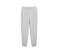 PUMA ESS Logo Lab Pants TR, Pantalones de Punto Mujer, Light Gray Heather,