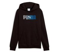 Puma ESS Logo Lab Sudadera con Capucha FL B, Negro (Puma Black), 140