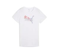 PUMA ESS Logo Lab tee, Camisetas Unisex Adulto, PUMA White,