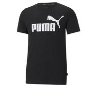 Puma - Camiseta Essentials Logo Niño, Unisex, Black, 140 cm