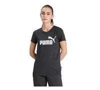Puma Ess Logo Tee Camiseta de Deporte, Dark Gray Heather, XL Mujer