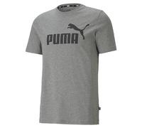 Puma Ess Logo Tee Camiseta de Deporte, Medium Gray Heather, 3XL Hombre