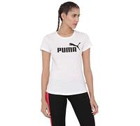 Puma Ess Logo Tee Camiseta de Deporte, White 787, XS Mujer
