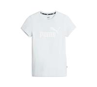 PUMA ESS Logo tee (S) Camisa, Mujer, Azul Helado, M