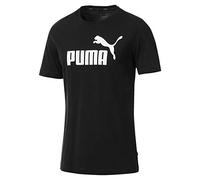 PUMA ESS Logo Tee T-Shirt, Hombre, Cotton Black, XL