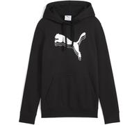 PUMA ESS Metallic Hoodie FL, Sudaderas con Capucha Unisex Adulto, PUMA Black-Metallic Silver,