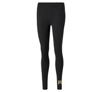 Puma ESS+ Metallic Leggings Medias, Mujer, Black (Negro), M