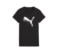 PUMA ESS Metallic tee, Camisetas Unisex Adulto, PUMA Black-Metallic Silver,