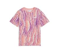 PUMA ESS NATURE 2.0 AOP Tee G, Camisetas Niñas, Pink Fruit,