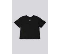 PUMA Camiseta 'Essentials' negro / blanco, Talla 176