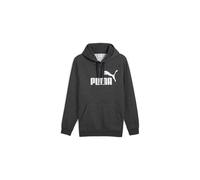 Puma ESS No. 1 Logo Hoodie FL, Sudaderas con Capucha Hombre, Dark Gray Heather,