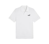 PUMA Polo de piqué Essentials con logo n.º 1 para hombre, Ropa, Blanco, L L