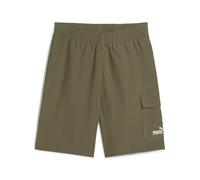 PUMA ESS No. 1 Logo Woven Cargo Shorts 9" Pantalones Cortos Tejidos, Verde Loden, 4XL para Hombre