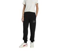 Puma Puma - Pantalón largo de mujer ESS SCRIPT Comfort Sweatpants TR cl Puma. Negro Talla L