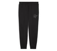 Puma Pantalones de chándal ESS Script FL cl Negro