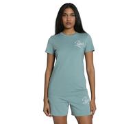 PUMA ESS Script tee, Camisetas Unisex Adulto, Green Moon,