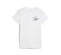 PUMA ESS Script tee, Camisetas Unisex Adulto, PUMA White, M