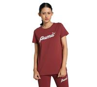 PUMA - ESS+ Script tee, Camisetas Unisexo, Intense Red, 679315 M
