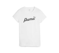 PUMA - ESS+ Script tee, Camisetas Unisexo, PUMA White, 679315 XS