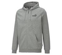 PUMA ESS Small Logo FZ Hoodie TR Sudadera, Hombre, Medium Gray Heather, M