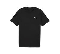 PUMA ESS Small Logo Poly tee, Camisetas Unisex Adulto, PUMA Black,