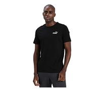 PUMA ESS Small Logo Tee, Camiseta Hombre, Black, M