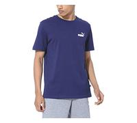 PUMA ESS Small Logo Tee, Camiseta Hombre, Peacoat 741, XXL