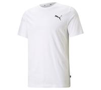 PUMA ESS Small Logo Tee, Camiseta Hombre, White/White/Cat, L