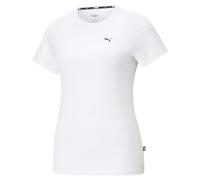 PUMA ESS Small Logo Tee, Camiseta Mujer, White/Cat, S